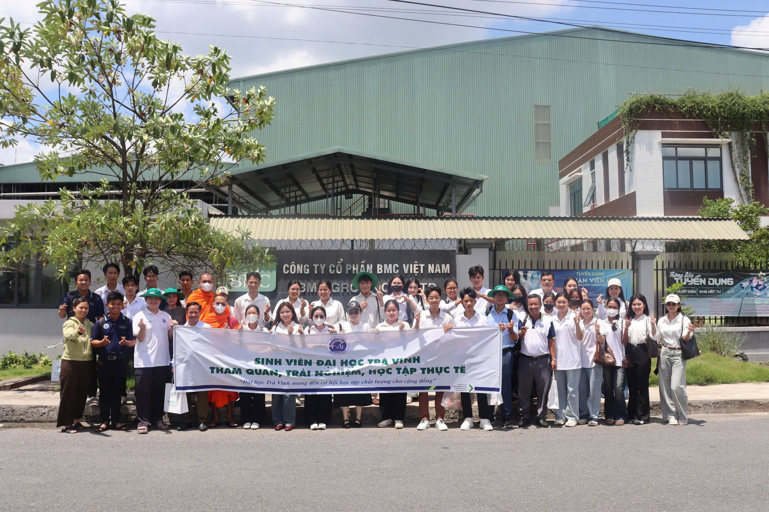 Sinh viên Đại học Trà Vinh tham quan, trải nghiệm, học tập thực tế tại Công ty TNHH BMC Việt Nam